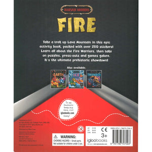 Parragon Dinosaur Warriors Fire | The Mom Store - Activity Book