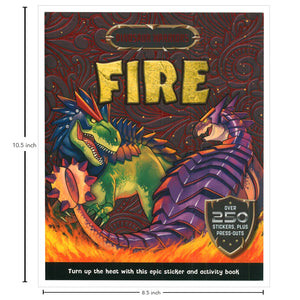 Parragon Dinosaur Warriors Fire | The Mom Store - Activity Book