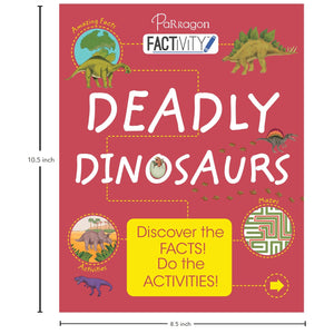 Parragon Factivity Deadly Dinosaurs | The Mom Store - Reference Book