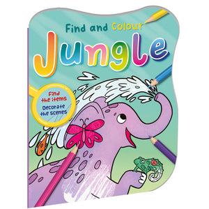 Parragon Find and Colour Jungle | The Mom Store - Activity Book