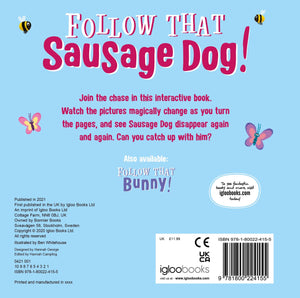 Parragon Follow That Sausage Dog Pull-the-Tabs | The Mom Store - Early Learning