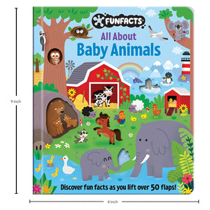 Parragon FunFacts Baby Animals Board Book | The Mom Store - Early Learning Book