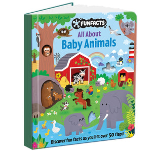 Parragon FunFacts Baby Animals Board Book | The Mom Store - Early Learning Book