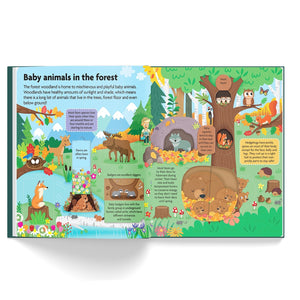 Parragon FunFacts Baby Animals Board Book | The Mom Store - Early Learning Book