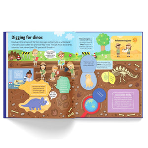 Parragon FunFacts Discover Dinosaurs Board Book | The Mom Store - Early Learning Book