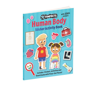 Parragon FunFacts Human Body Stickers | The Mom Store - Activity Book