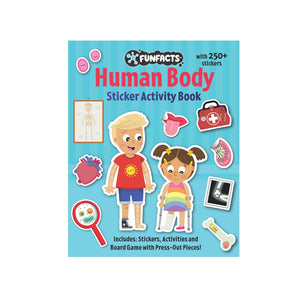 Parragon FunFacts Human Body Stickers | The Mom Store - Activity Book