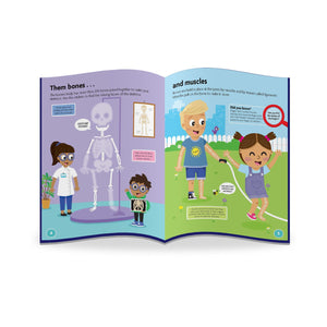 Parragon FunFacts Human Body Stickers | The Mom Store - Activity Book