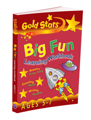 Parragon Gold Stars Big Fun Learning Workbook (Ages 5-7) - Early Learning Book