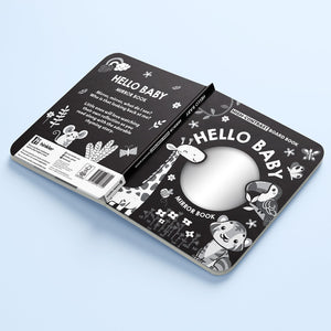 Parragon High Contrast Hello Baby Mirror Book | The Mom Store - Early Learning Book