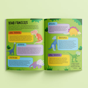Parragon Know & Glow Dinosaurs Sticker Book - Activity Book