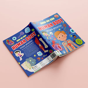 Parragon Know & Glow Human Body Activities | The Mom Store - Activity Book
