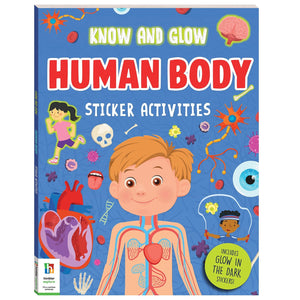 Parragon Know & Glow Human Body Activities | The Mom Store - Activity Book