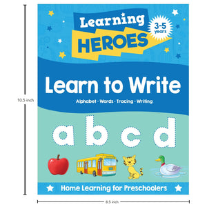 Parragon Learning Heroes Learn to Write | The Mom Store - Early Learning Book