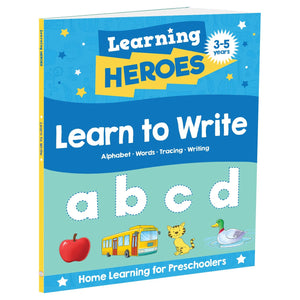 Parragon Learning Heroes Learn to Write | The Mom Store - Early Learning Book