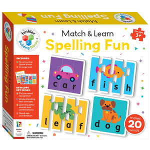 Parragon Match & Learn Spelling Fun | The Mom Store - Puzzles