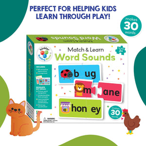 Parragon Match & Learn Word Sounds | The Mom Store - Puzzles