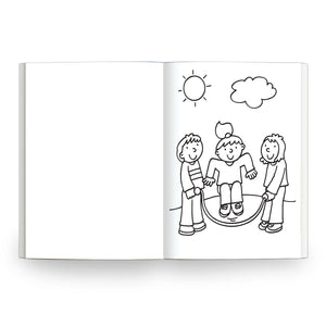Parragon My Bright Blue Book of Colouring |For Kids 3–6 Years | 32 Large and Simple Pictures to Colour - Coloring Book