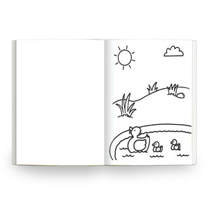Parragon My Bright Blue Book of Colouring |For Kids 3–6 Years | 32 Large and Simple Pictures to Colour - Coloring Book