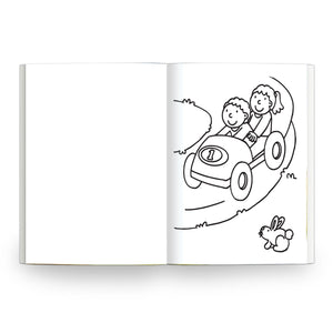 Parragon My Bright Blue Book of Colouring |For Kids 3–6 Years | 32 Large and Simple Pictures to Colour - Coloring Book