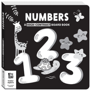 Parragon Numbers High-Contrast Board Book | The Mom Store - Early Learning Book