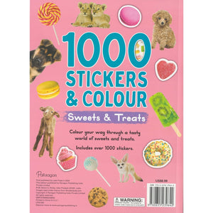 Parragon Publishing 1000 Stickers & Colour: Sweets and Treats | Fun Sticker - 9780655239642