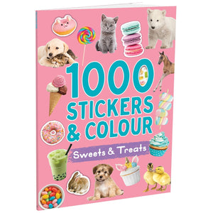 Parragon Publishing 1000 Stickers & Colour: Sweets and Treats | Fun Sticker - 9780655239642