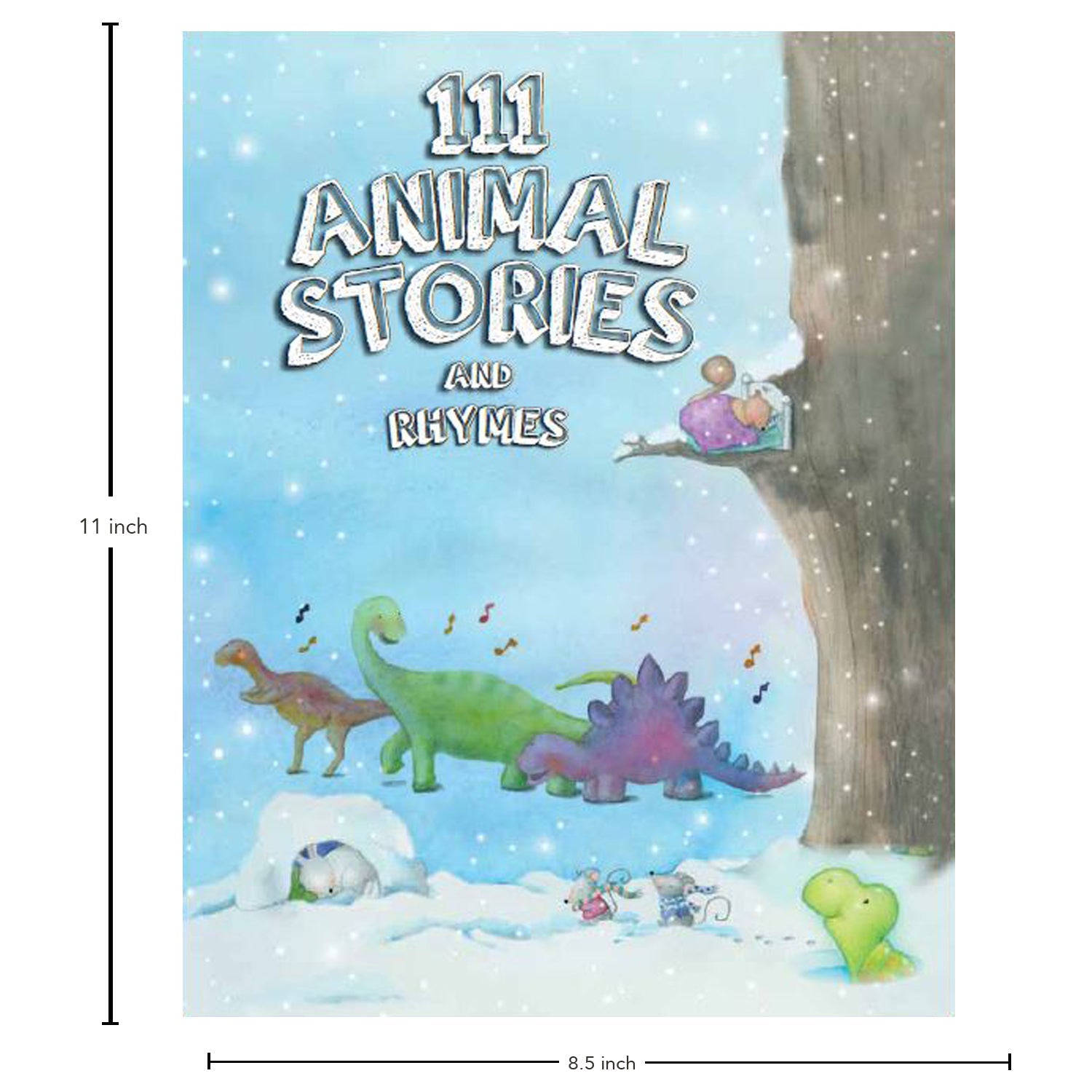 Parragon Publishing 111 Animal Stories & Rhymes Pack of 2 Books| Short Stories - 9788198022424