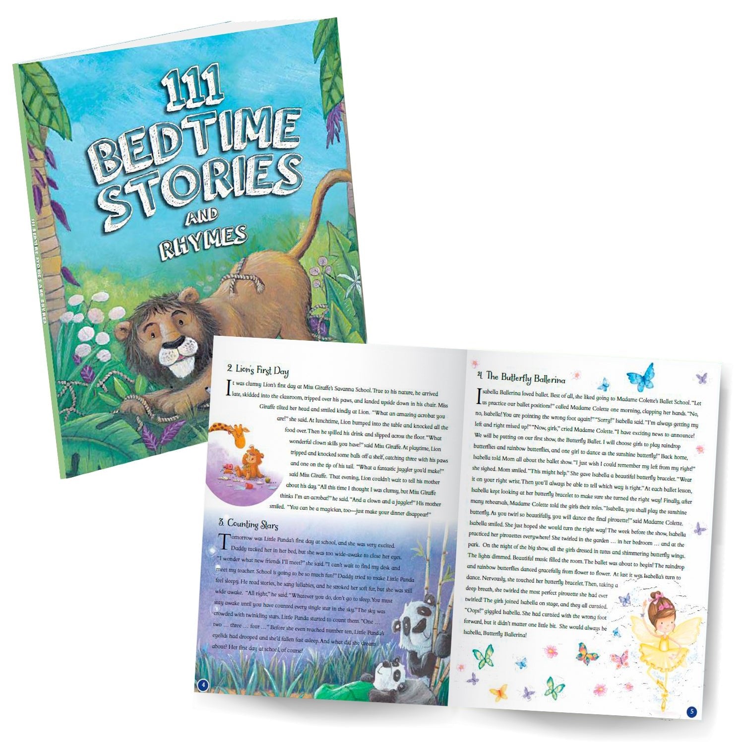 Parragon Publishing 111 Bedtime Stories & Rhymes Pack of 2 Books | Bedtime Short Stories - 9788198022462