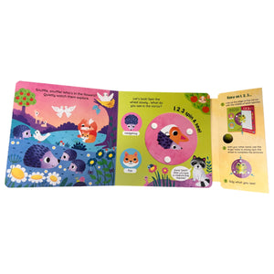 Parragon Publishing 1,2,3…Spin & See! Nature Toddler book for 0 - 5 Years Kids - Early Learning Book