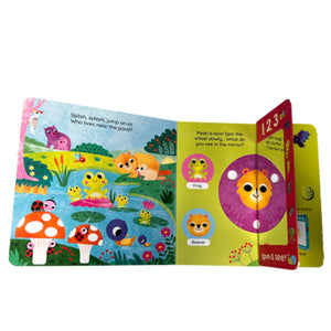 Parragon Publishing 1,2,3…Spin & See! Nature Toddler book for 0 - 5 Years Kids - Early Learning Book