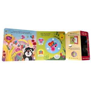 Parragon Publishing 1,2,3…Spin & See! Nature Toddler book for 0 - 5 Years Kids - Early Learning Book