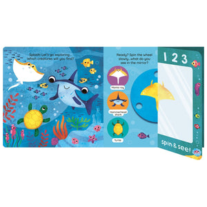 Parragon Publishing 1,2,3…Spin & See! Ocean Toddler Book for 0 - 5 Years Kids - Early Learning Book