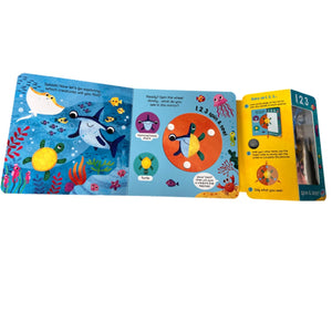 Parragon Publishing 1,2,3…Spin & See! Ocean Toddler Book for 0 - 5 Years Kids - Early Learning Book