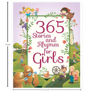 Parragon Publishing 365 Stories & Rhymes for Girls | Children's storyooks - 9781474803007