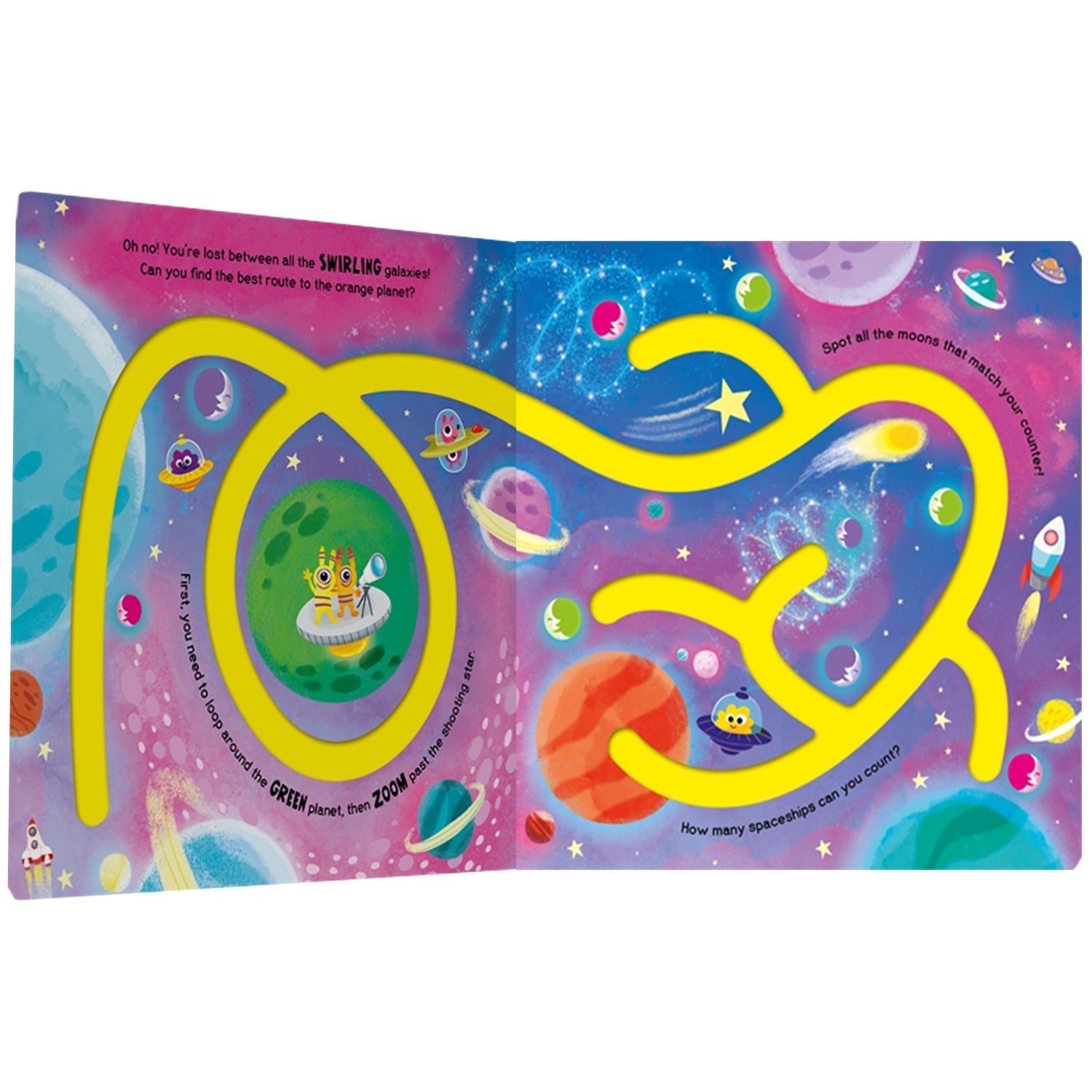 Parragon Publishing A - Maze Boards: Space Maze Explorer - 9781838521998