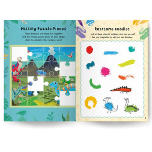 Parragon Publishing Amazing Sticker Activity: Roarsome Dinos Book for Kids - Activity Book