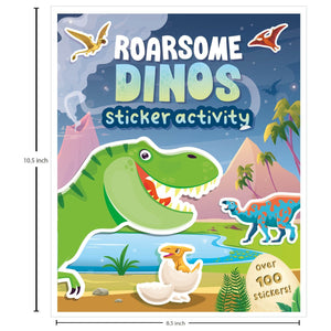 Parragon Publishing Amazing Sticker Activity: Roarsome Dinos Book for Kids - Activity Book