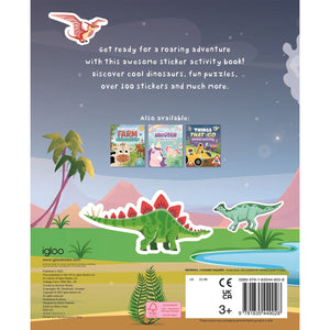Parragon Publishing Amazing Sticker Activity: Roarsome Dinos Book for Kids - Activity Book