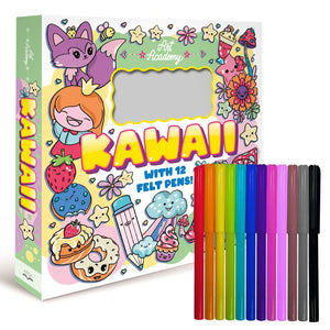 Parragon Publishing Art Academy Eco: Kawaii | Adorable Kawaii Coloring Book for Kids - 9781836503354