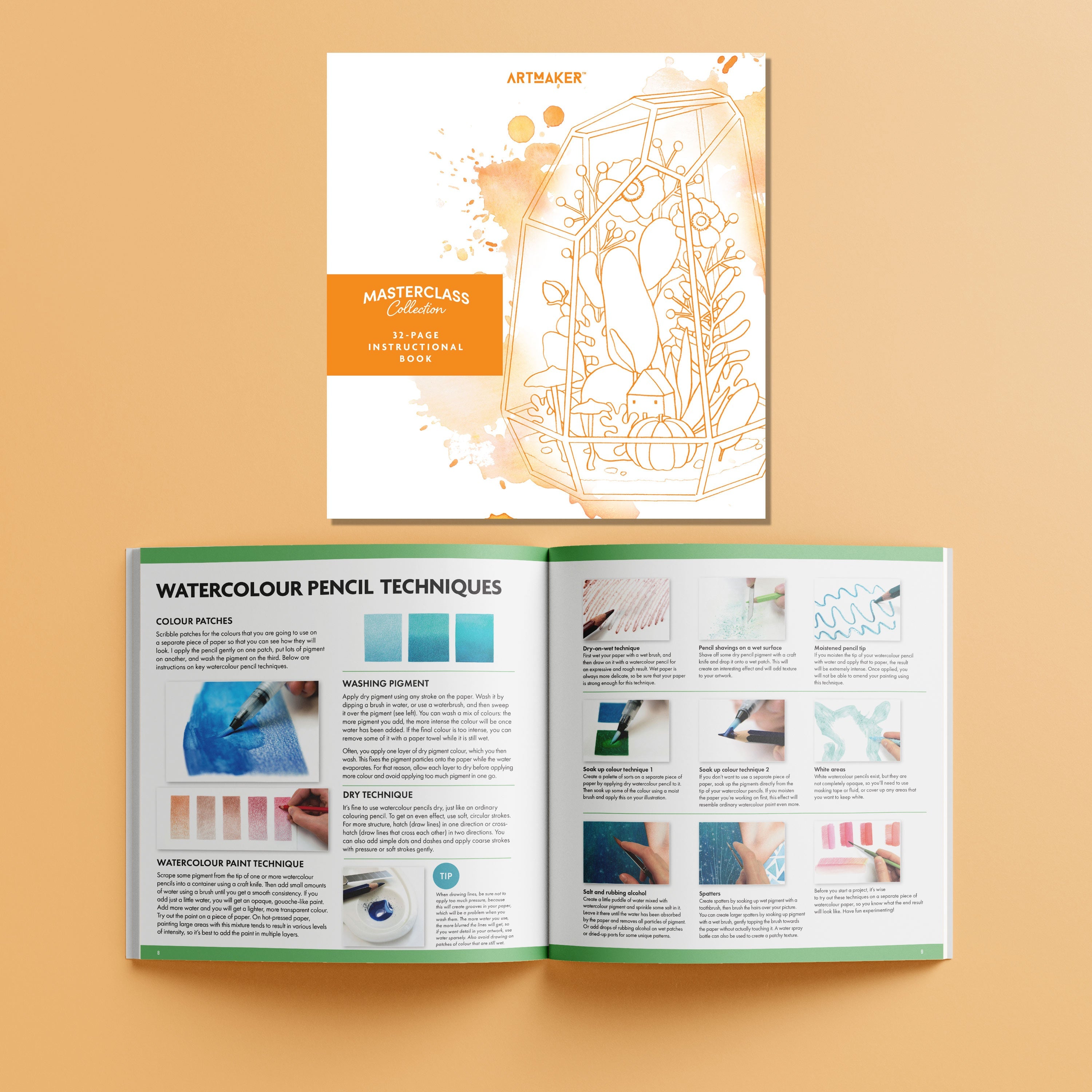 Parragon Publishing Art Maker watercolor Pencils set for children's - Coloring Set