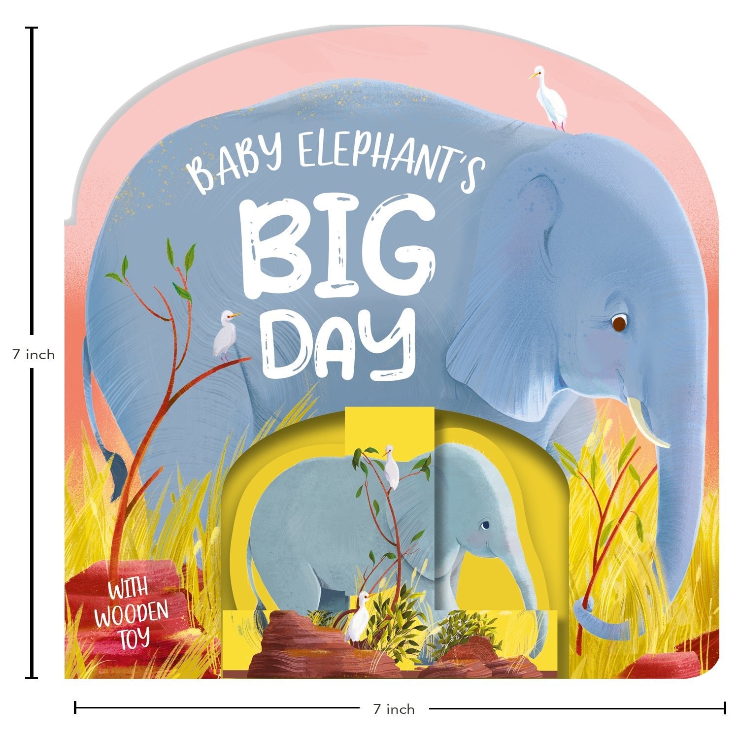 Parragon Publishing Baby Elephant's Big Day | Books with toy Board book - 9781837952694