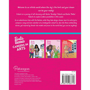 Parragon Publishing Barbie You Can Be: Careers in Arts | Pack of 3 Barbie Books - 9788119083718
