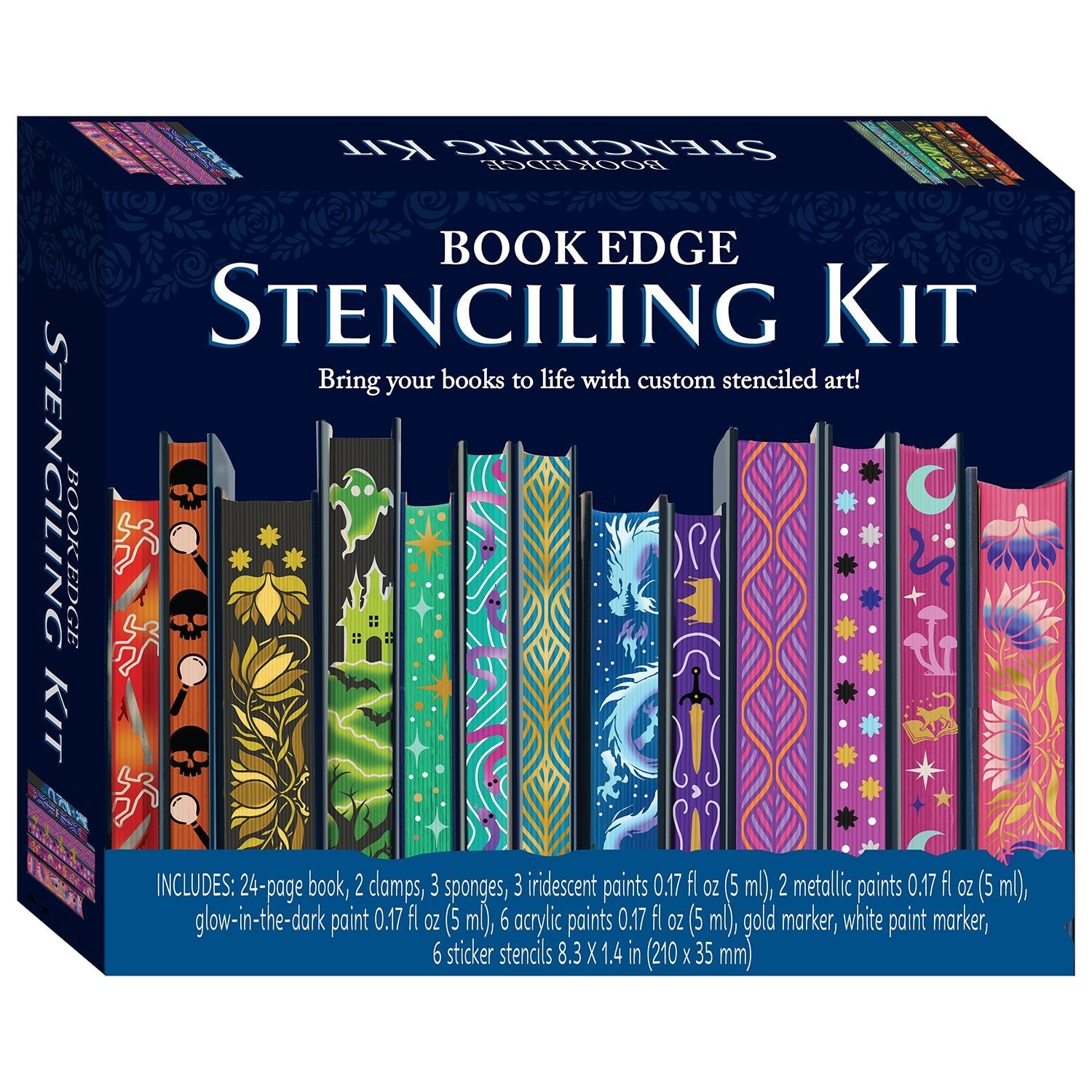 Parragon Publishing Book Stencil art supplies kit for 8+ Years kids - Coloring Set