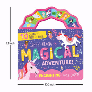 Parragon Publishing Carry Along 10 Button Sound Adventure Book for 3 - 5 Year Kids - Early Learning Book