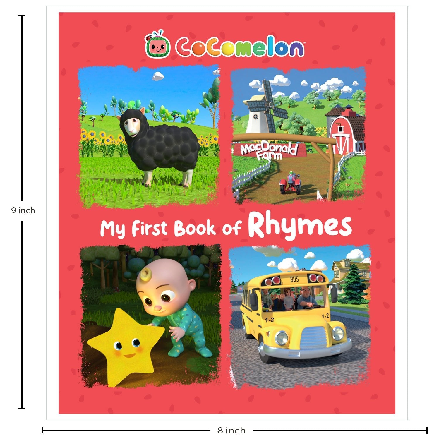 Parragon Publishing CoComelon: My First Book of Rhymes Fun and Engaging Nursery Rhymes Collection for Toddlers - 9788119083398
