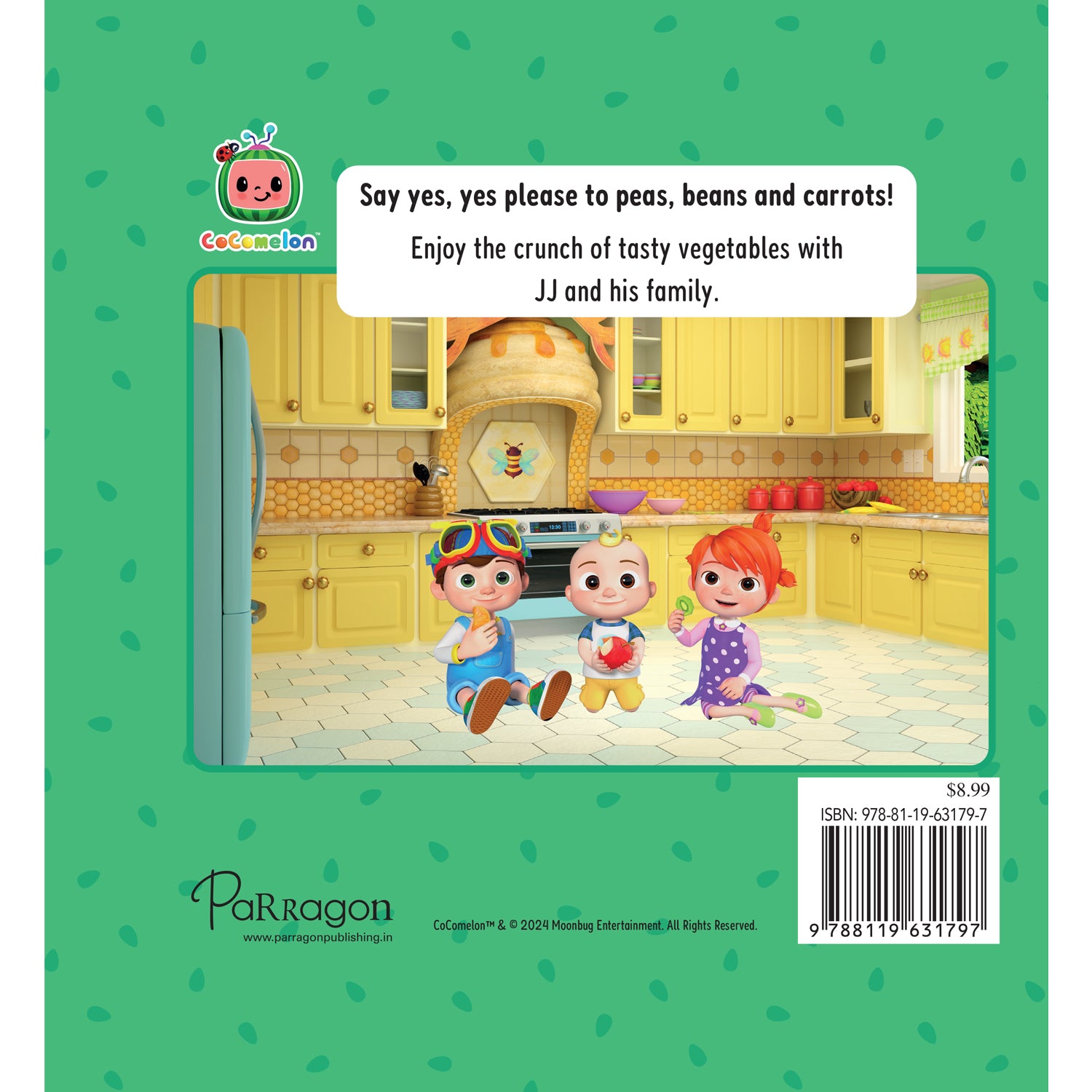Parragon Publishing CoComelon: You Can! Eat Your Veggies | Early Learning Book - 9788119631797