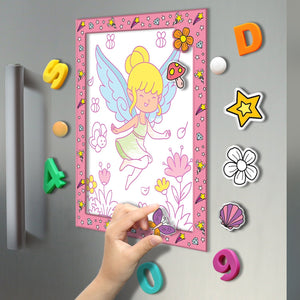 PARRAGON PUBLISHING Colour - Me - Magnets Magical Colouring Book Reusable for Kids - Coloring Book