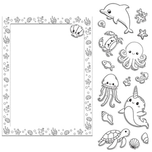 PARRAGON PUBLISHING Colour - Me - Magnets Ocean Colouring Book Reusable for Kids - Coloring Book