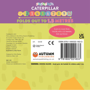 Parragon Publishing Counting Caterpillar (Fold - out Book) For Kids - 9781800221833